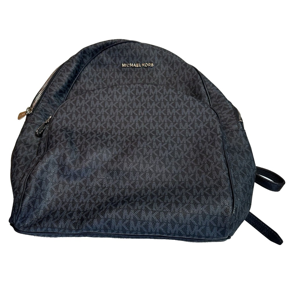Michael Kors Backpack Work Travel MK Logo Blue‎ Bag